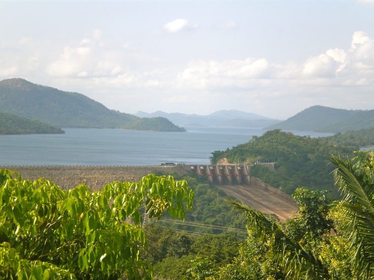 Lake Volta Dam in Ghana