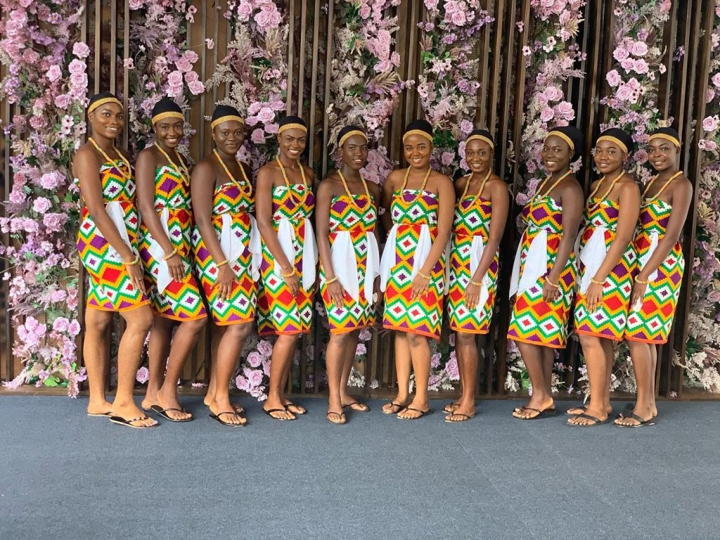 Ghana wedding party